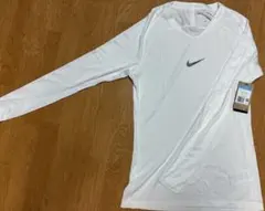 ★新品★NIKE DRI-FIT 長袖シャツ ホワイト　Mのサムネイル