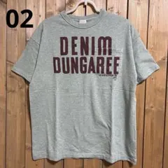 《新品》DENIM DUNGAREE 半袖Tシャツ 02 淡緑 グリーン系