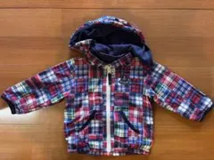 ミキハウス チェック柄アウター 95cm