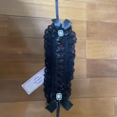 ヘッドドレス赤チェック