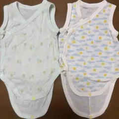 ユニクロ　ベビー肌着　メッシュタンクトップ　前開き　60 2枚セット