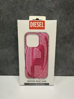 《未使用、美品》DIESEL iPhone16Pro グリッターケース