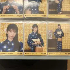 乃木坂46 生写真 浴衣 2026 岡本姫奈 3種コンプ 座り ヨリ レアポ