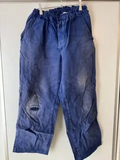 ユーロ　ワークパンツ　ボロ感　Pionier