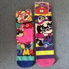 LOVE REVOLUTION JAM キッズ ソックス 2足セット