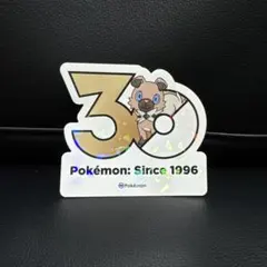 韓国限定 ポケモン 30周年記念 ステッカー 公式品 シール カラカラ