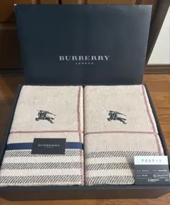 BURBERRY チェック柄 タオルケット 2枚セット 140x190cm