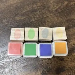 指型スタンプとインクパッドセット