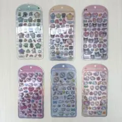 サンリオ♡コットンパフィーシール6点セット♡クラックス♡正規品♡新品♡