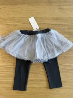 【タグ付き未使用品】petit mainレギンス付きチュールスカート　80サイズ