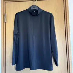 ハイネック　モックネック　レディース　黒