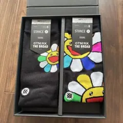 c*y様 stance x 村上隆 ソックス 24cm-26.5cm 黒 2足セのサムネイル