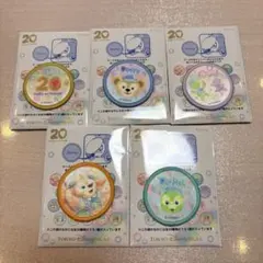 東京ディズニーシー キャラクター ワッペン 5個セット