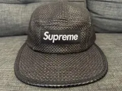 Supreme ブラック メッシュキャップ