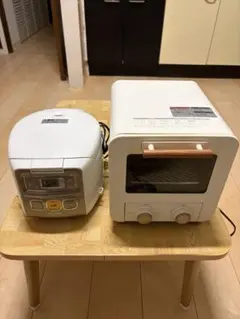 2021年製moshオーブントースター 2019年製Tiger 炊飯器タイガーのサムネイル