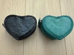 COACH コーチ ハート型アクセサリーケース　2個セット