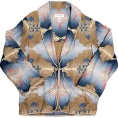 Jones New York 90's リネン ネイティブ柄 ガウン rrl
