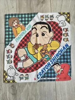 レア　レトロ　当時物　クレヨンしんちゃん　ハンカチ　昭和