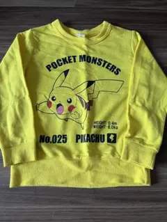 ポケットモンスター ピカチュウ トレーナー 110サイズ