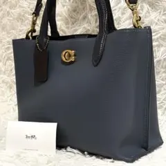 現行 新品未使用品 COACH コーチ ウィロウ トートバック ターンロック 2026年最新】coachウィロウ トートの人気アイテム - メルカリ