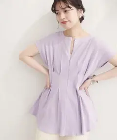 natural couture♡ 【mamamo】テレコリブzipあきTOPSのサムネイル