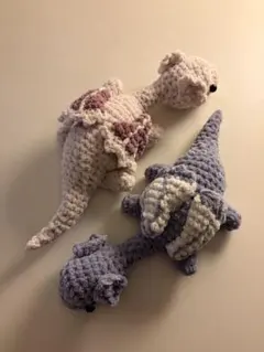 ハンドメイド あみぐるみ ドラゴン ぬいぐるみ - メルカリ
