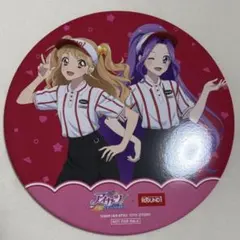 アイカツ！ 神崎美月 夏樹みくる WM ビッグ缶バッジ ラウンドワン 特典