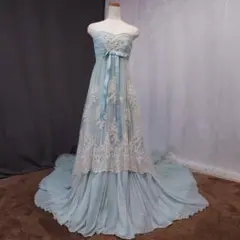 9-11号サイズ★プリーツカラードレス