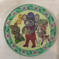 新品 ナタリーレテ 10cm ガラス プレート ドッグ 犬 うさぎ ウサギ