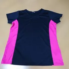 IGNIO 半袖Tシャツ L ネイビー/ピンクのサムネイル