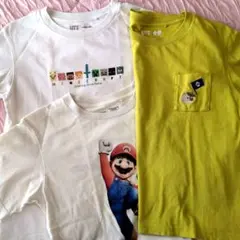 ユニクロ130Tシャツ3枚セット
