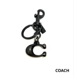 コーチ　キーホルダー　ブラック