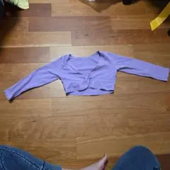 バレエ用 カシュクール トップス パープル