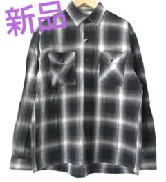 新品未使用！BIGMIKE ビッグマイク ライトフランネルシャツ Mサイズ