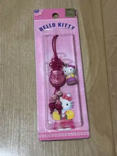 新品未開封]Hello Kitty ハローキティ韓国限定ストラップ 2種セット