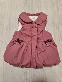 【美品】ビケットクラブ　中綿ベスト　95 ピンク