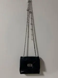 SHEIN ブラック チェーン ショルダーバッグ