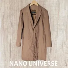 NANO UNIVERSE メルトン チェスターコート ブラウン