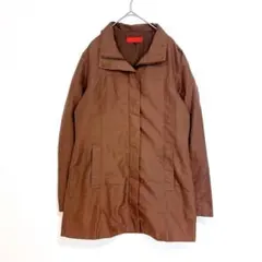 ラフィネス　ジャンパー　9号　ブラウン　ナイロン　100% ロング丈　アウター