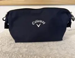 【未使用品】Callaway ゴルフポーチ ネイビー
