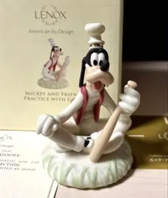 LENOX レノックス　グーフィー　グーフィーと練習　フィギュリン 置物 2026年最新】レノックスディズニーの人気アイテム - メルカリ