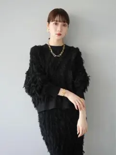 フリンジニット