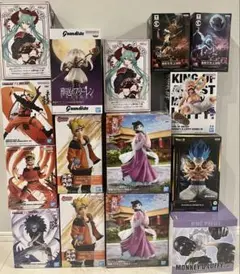 プライズフィギュア　まとめ売り　15点セット　ワンピース　ナルト　ドラゴンボール