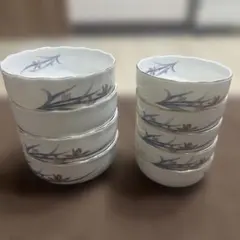 創陶 蘭柄 小鉢 金彩 デザート鉢 向付 和食器9個セード