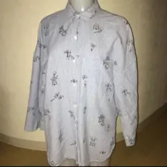 ZARA ストライプ シャツ M ザラ　カジュアルシャツ