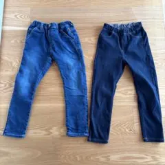 ブリーズ、無印レギパン キッズパンツ2本セット