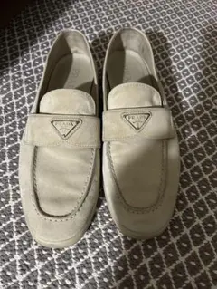 PRADA メンズ　スエードローファー　モカシン　26cm