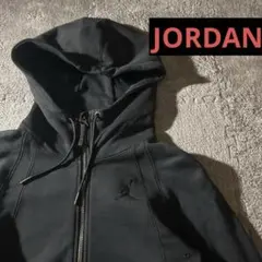 Jordan ブラック フード付きパーカー XS