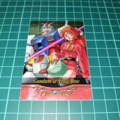 ウエハース ガンダム カード ×1 ガンダム&フラウ・ボゥ S1-19-550