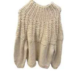 【値下げ可】クラネ CHUNKY CABLE HAND KNIT TOPS